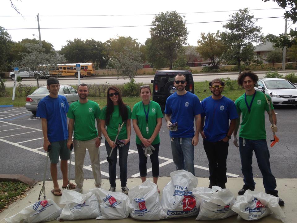 Link earning in real life. Elite Strategies holds volunteer company cleanups quarterly.