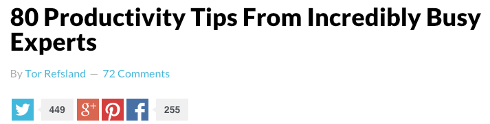 Tor Refsland 3 productivity tips