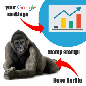 the 800lb gorilla stomping all over your google rankings