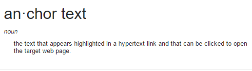 anchor-text-definition