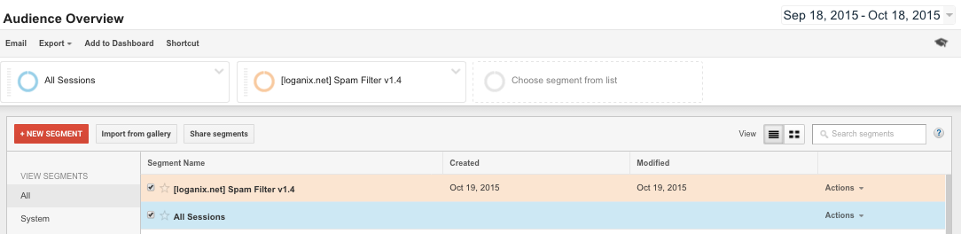 adding the loganix segment