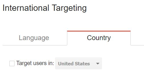 international-targeting