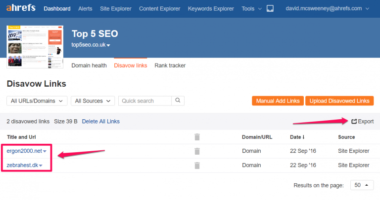 negative seo checker