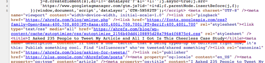 view source https ahrefs com blog asking for tweets