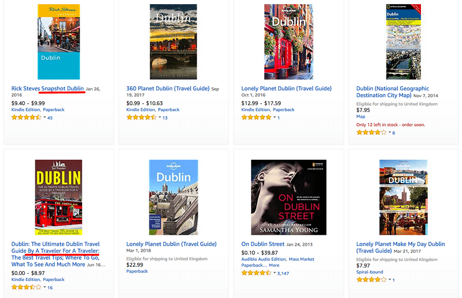 Amazon book search