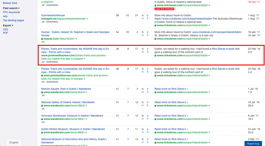 Linkbuilding opportunitity