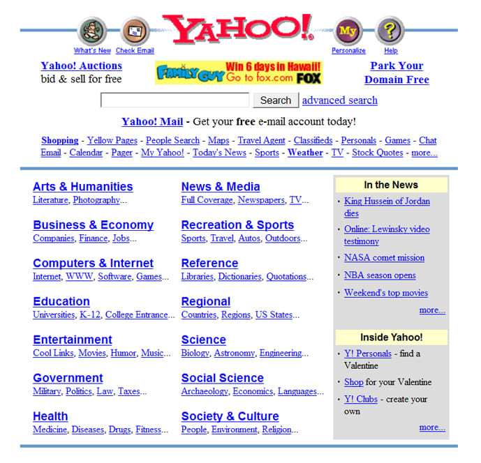  yahoo directory