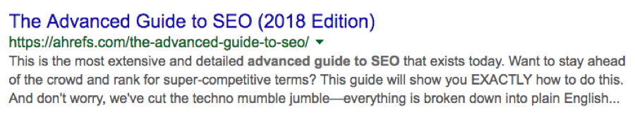 advanced guide to seo
