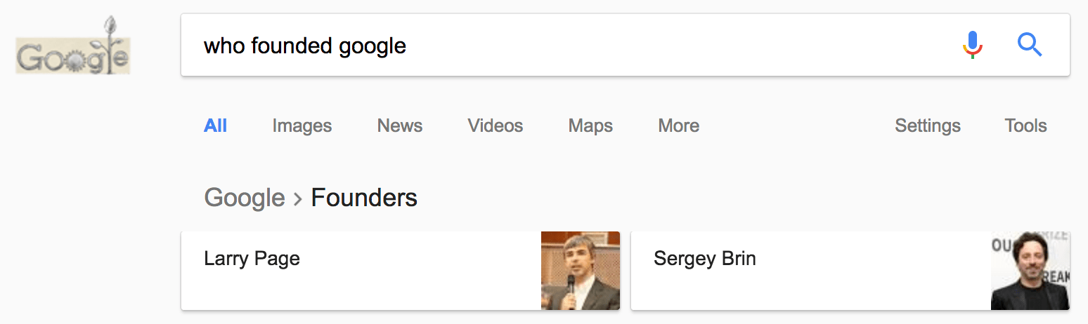 who founded google Google Search