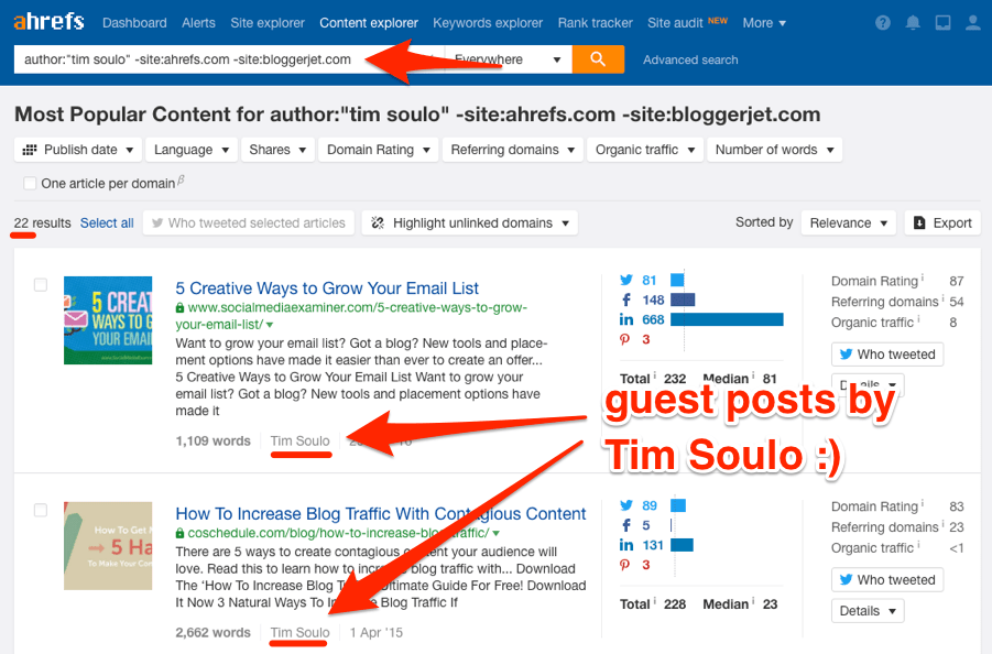tim soulo guest posts content explorer