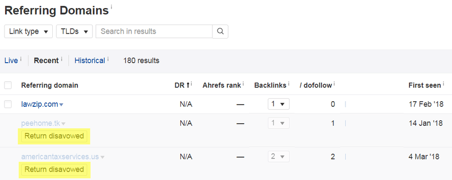 ahrefs reavow domains feature 1