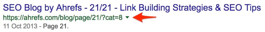 ahrefs blog weird indexation