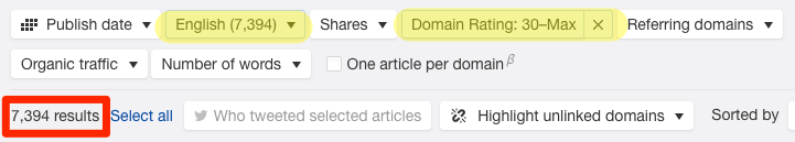 filters content explorer