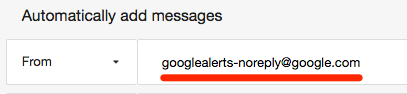 google alerts email address