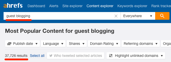 guest blogging