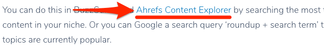 ahrefs link