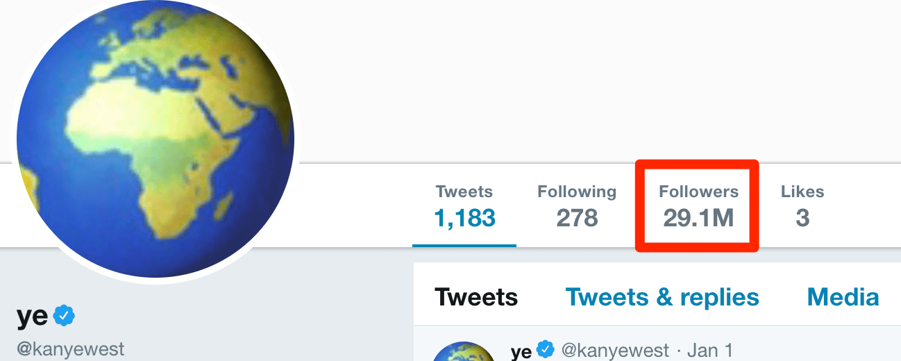 Kanye West twitter