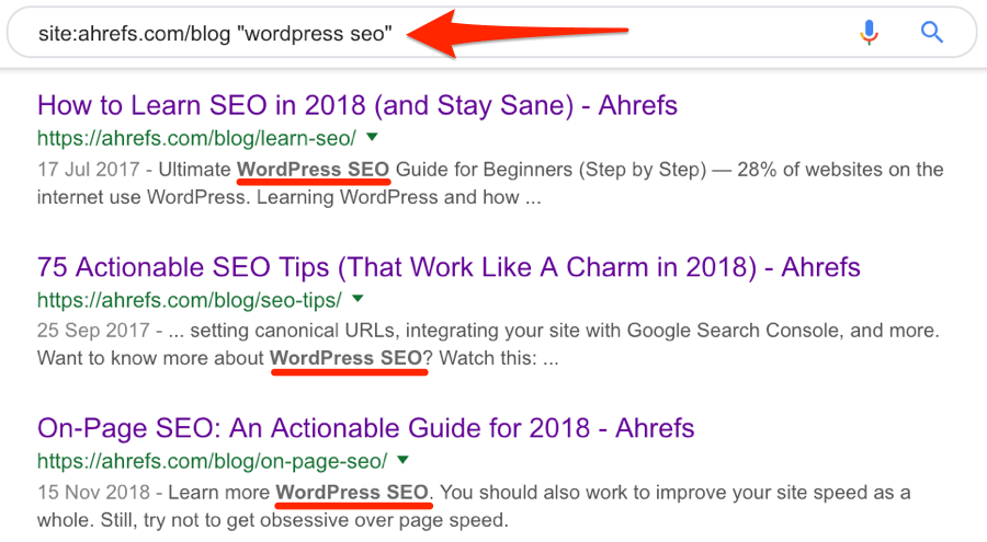 wordpress seo mentions