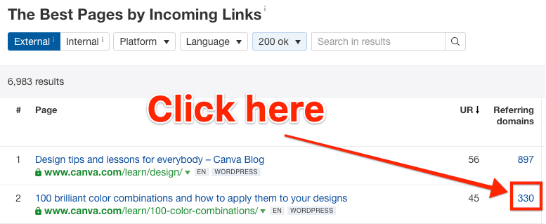 see linking sites