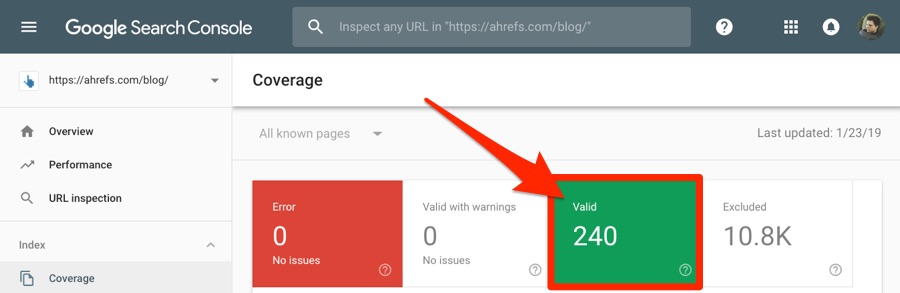 search console coverage 1