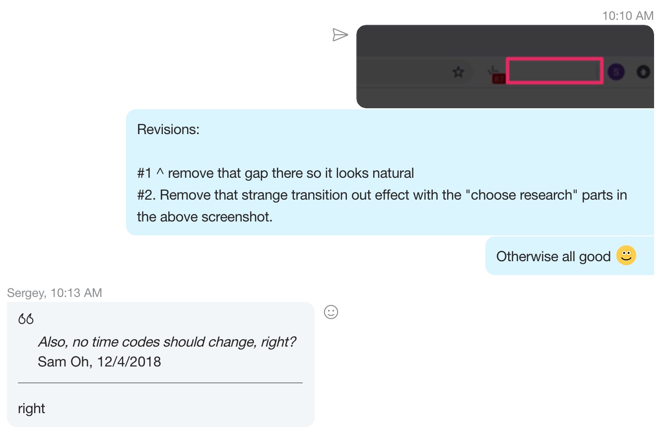 video feedback loop 1