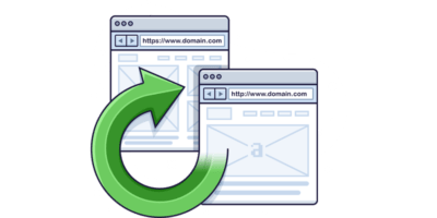 redirect 301 domain to another