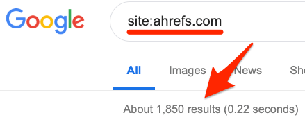 Site URL Index Search Issues