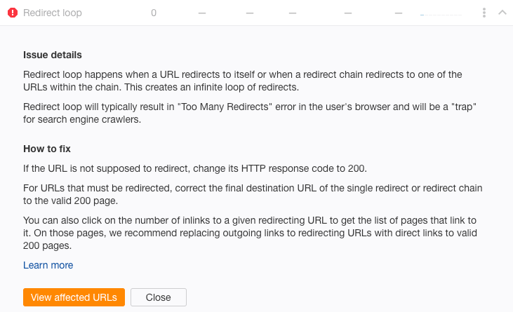 boucle de redirection "srcset =" https://ahrefs.com/blog/wp-content/uploads/2019/05/redirect-loop.png 731w, https://ahrefs.com/blog/wp-content/uploads/2019 /05/redirect-loop-680x414.png 680w "tailles =" (largeur maximale: 731px) 100vw, 731px