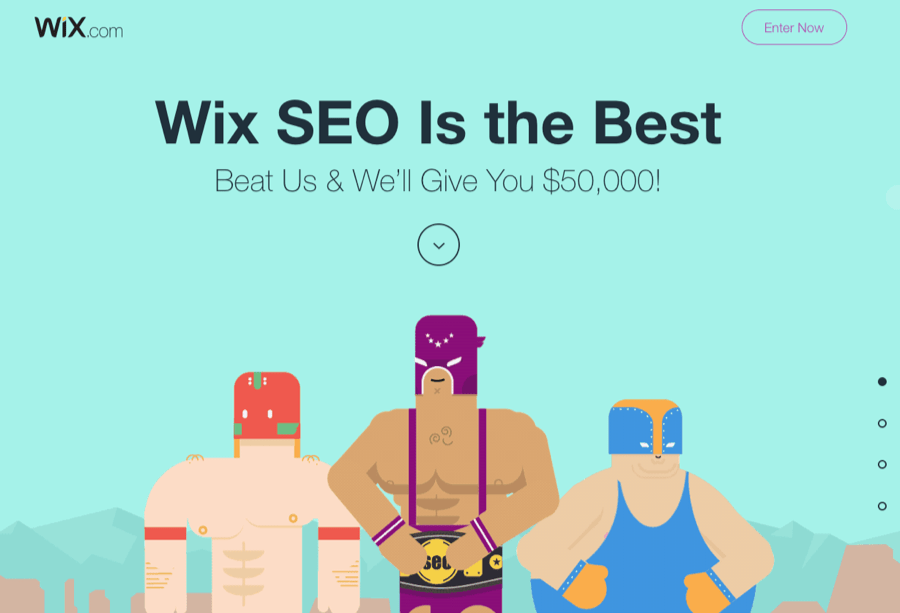 wix seo competition