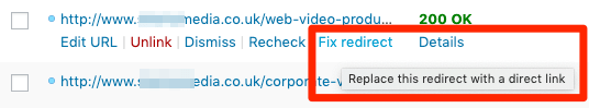 fix redirect