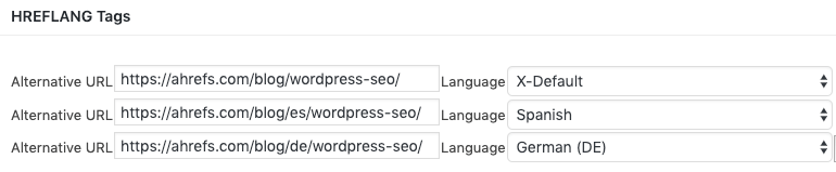 hreflang tags wordpress seo