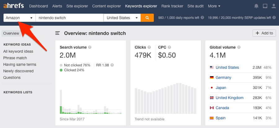nintendo switch amazon sv
