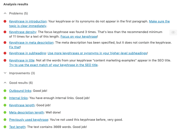 analyse de référencement yoast "srcset =" https://ahrefs.com/blog/wp-content/uploads/2019/08/seo-analysis-yoast.png 742w, https://ahrefs.com/blog/wp-content/ téléchargements / 2019/08 / seo-analyse-yoast-571x425.png 571w "tailles =" (largeur maximale: 742px) 100vw, 742px