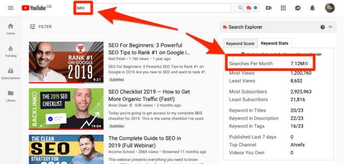 8 Best Youtube Keyword Tools Free And Paid 7588