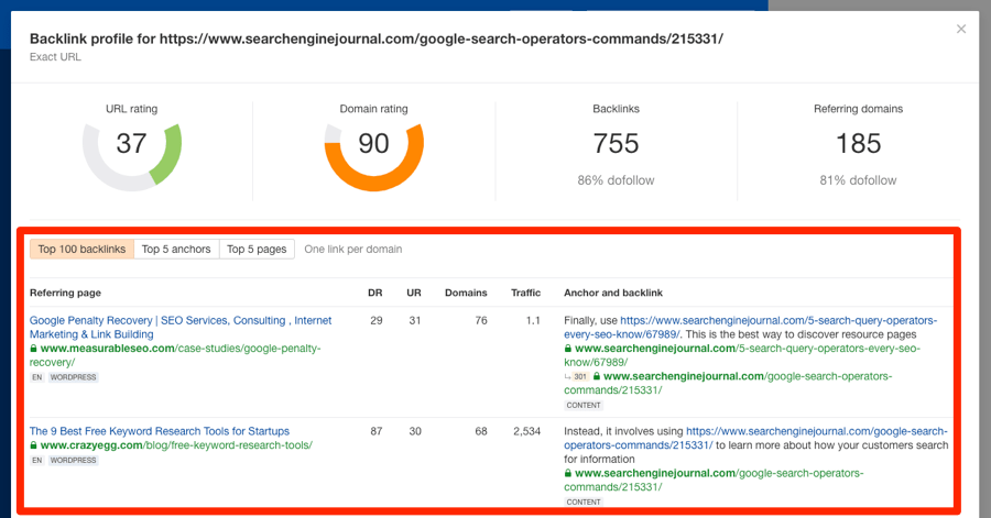 vérificateur de backlink 1 1 "srcset =" https://ahrefs.com/blog/wp-content/uploads/2019/09/backlink-checker-1-1.png 900w, https://ahrefs.com/blog/wp -content / uploads / 2019/09 / backlink-checker-1-1-768x402.png 768w, https://ahrefs.com/blog/wp-content/uploads/2019/09/backlink-checker-1-1- 680x356.png 680w "tailles =" (largeur maximale: 900 pixels) 100vw, 900 pixels