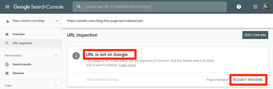Заявете индексацитя на сайта през конзолата на Гугъл