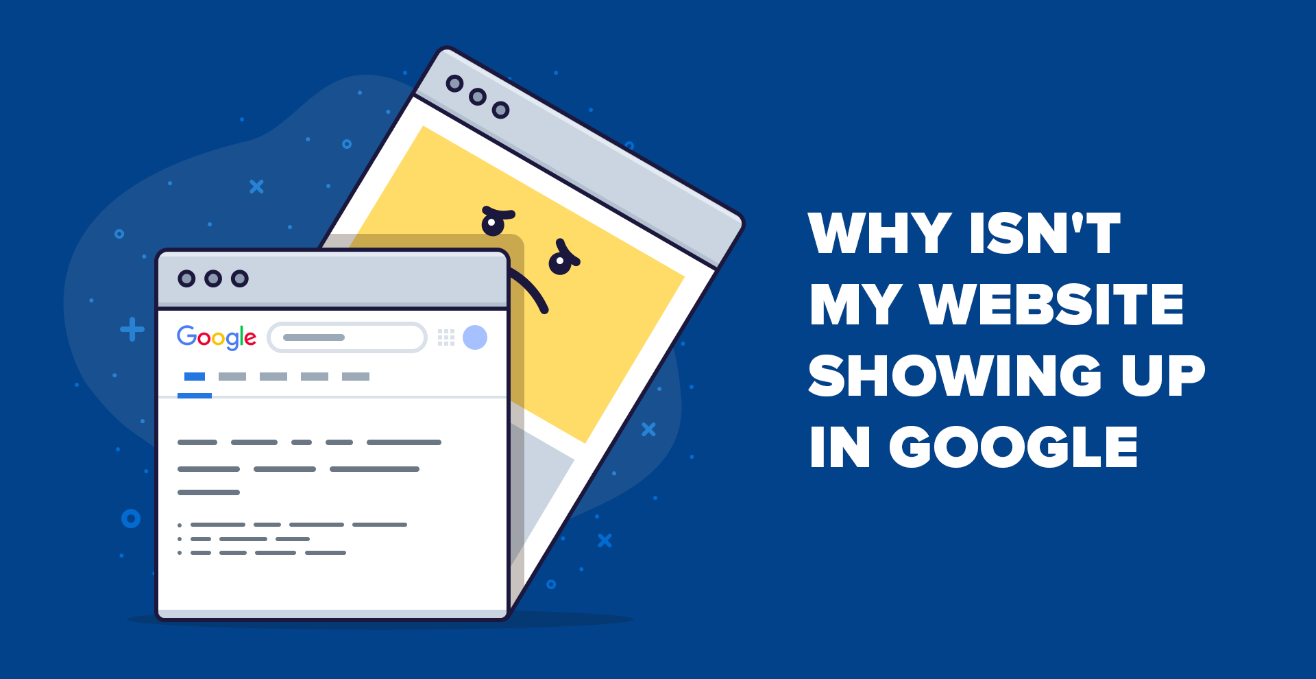 How do I get my site to show up on Google?