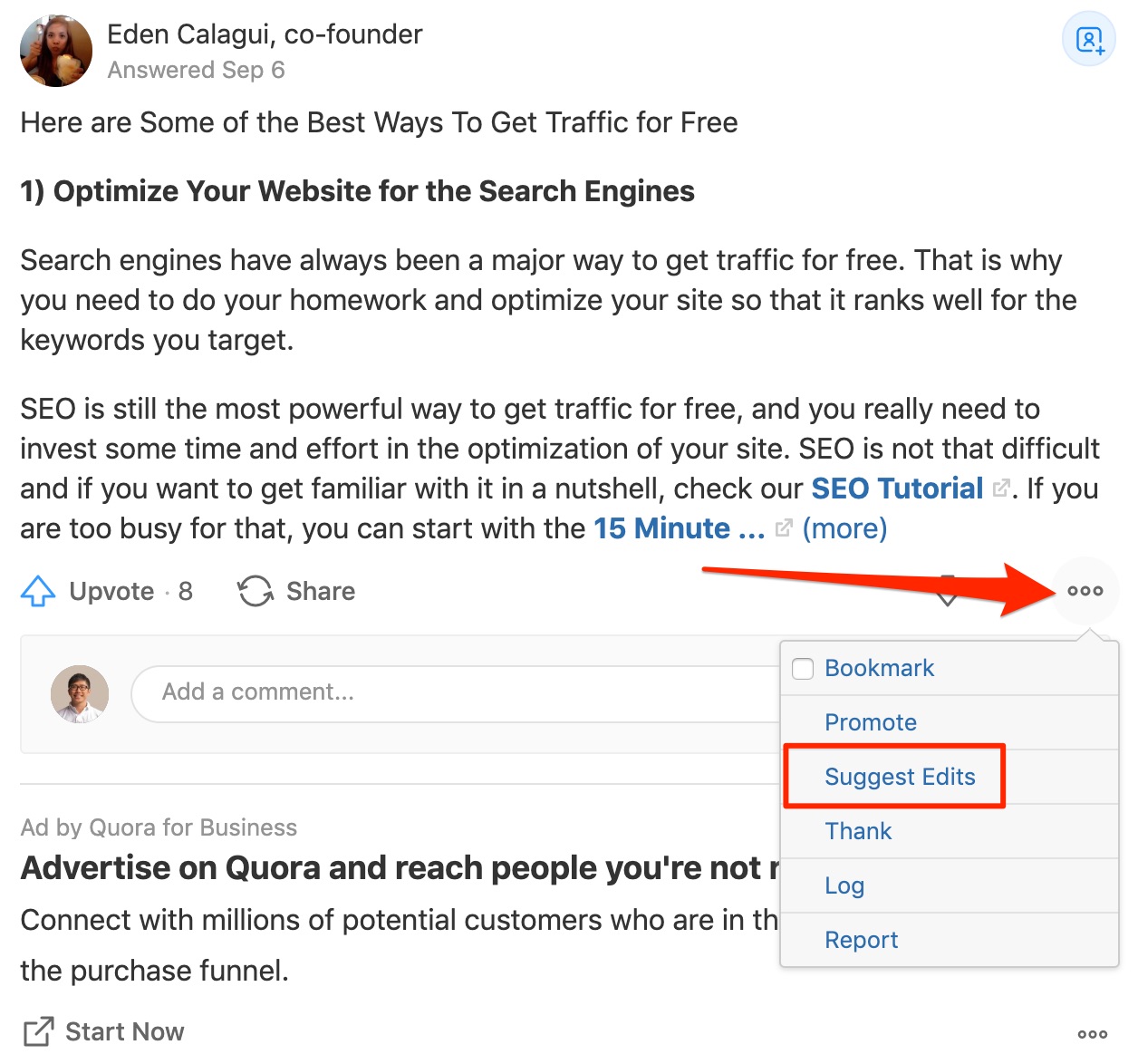 Quels sont les meilleurs moyens d'obtenir du trafic Quora "srcset =" https://ahrefs.com/blog/wp-content/uploads/2019/11/What_are_the_best_ways_to_get_traffic__-_Quora.jpg 1256w, https://ahrefs.com/blog/ wp-content / uploads / 2019/11 / What_are_the_best_ways_to_get_traffic __-_ Quora-768x718.jpg 768w, "(largeur maximale: 1256px) 100vw, 1256px