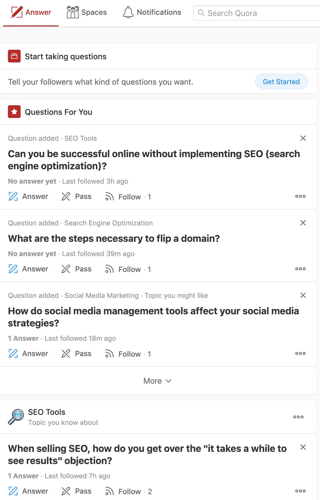 Write Answers Quora