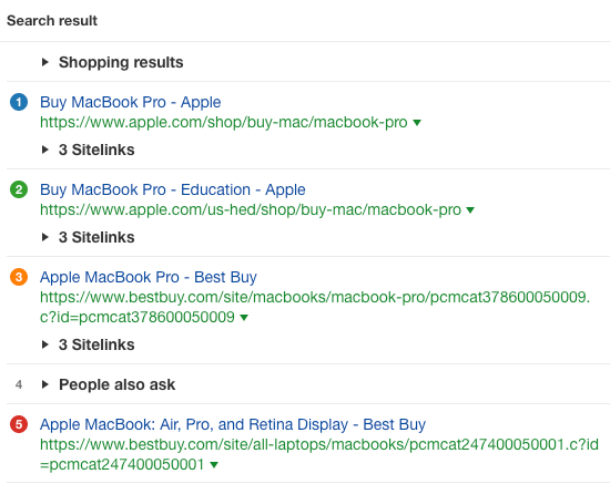 αγοράστε macbook pro serp