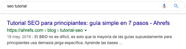 seo tutorial spain