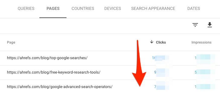 ahrefs clicks search console 1