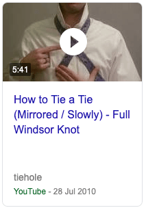 incongruent how to tie a tie thumbnail 1