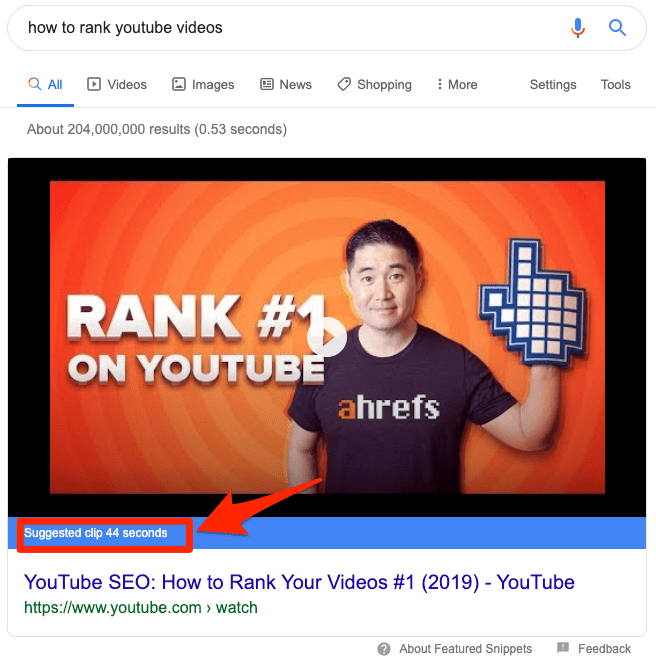 suggested clips google 1