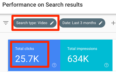 video clicks search console 1