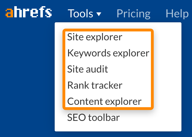 2 pages de destination ahrefs