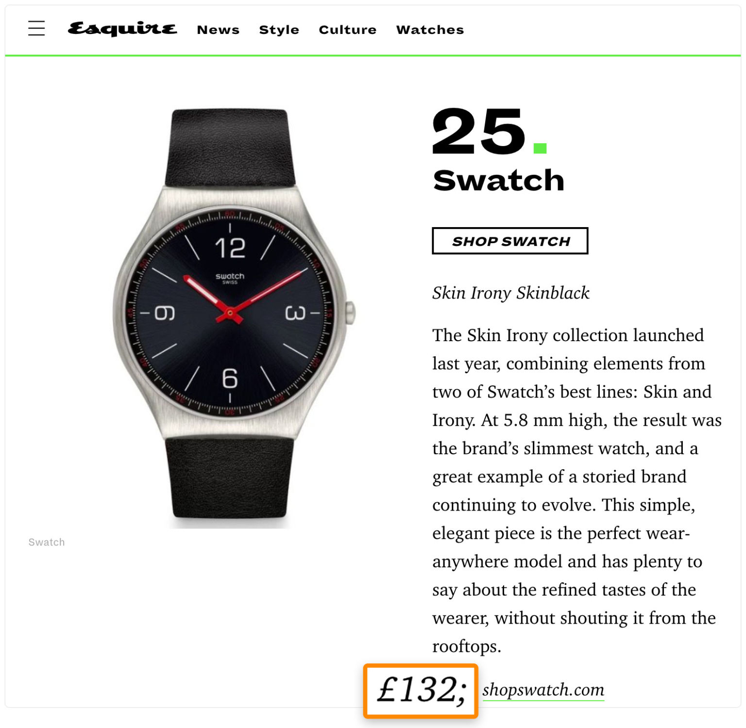 google watch cost