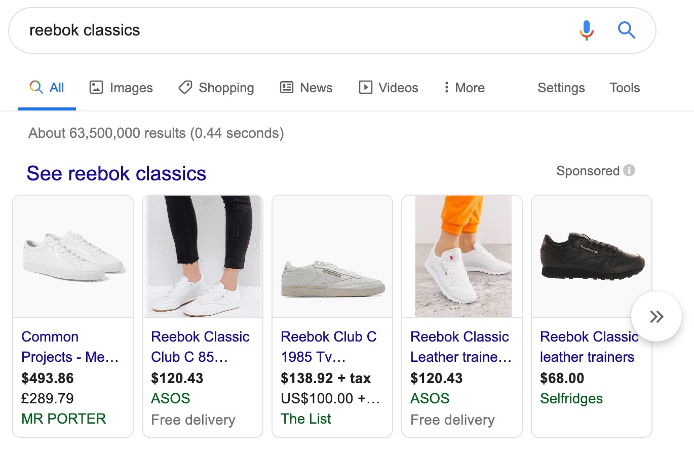 reebok classics Google Search