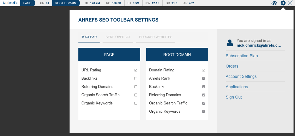 1 old seo toolbar design 1