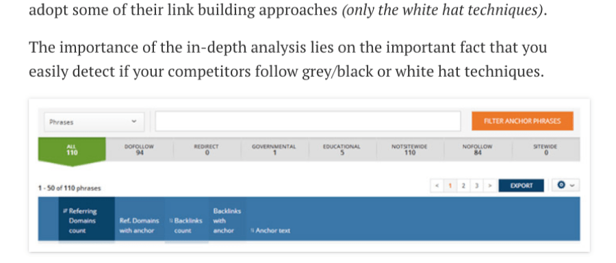 old ahrefs ui